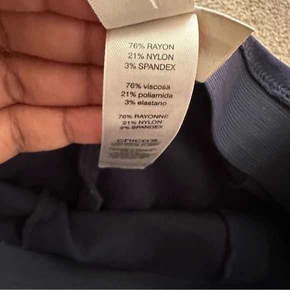 Chico’s navy dress pants size 1.5 - Picture 5 of 9